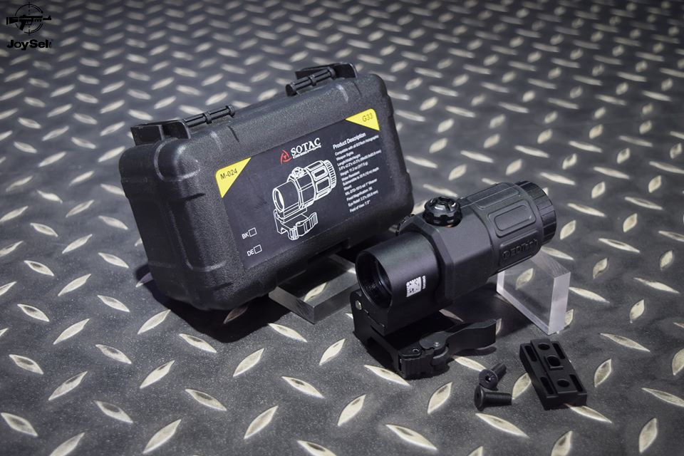 SOTAC EOTech style G33 triple side mirror quick release function GZ-G33-DE be paired with a holographic sight
